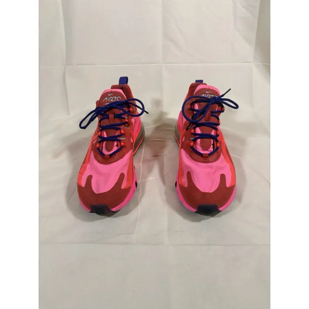 Nike Air Max 270 React Mystic Red Pink Blast Size 10W